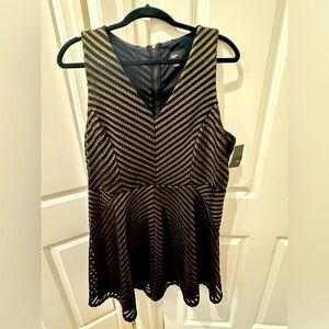 Mossimo Black and Gold Dress